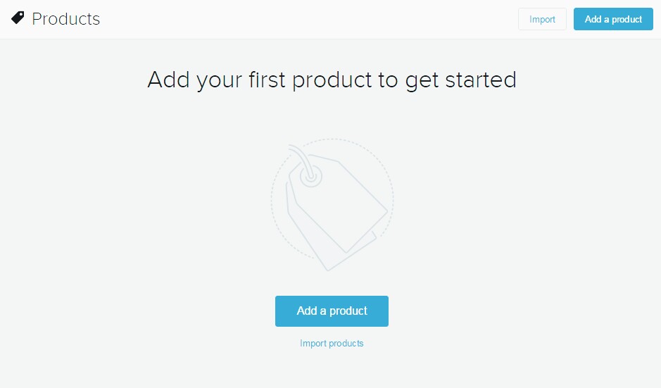 adding your first product to shopify