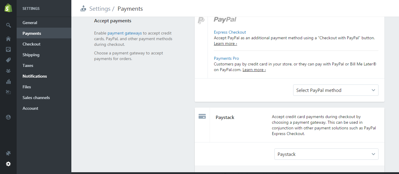 shopify payment gateway in nigeria