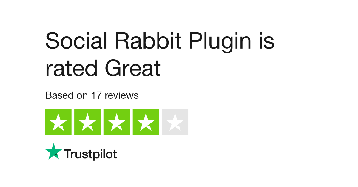 social rabbit plugin review on trustpilot