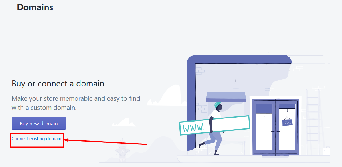 connecting your domain name with shopify