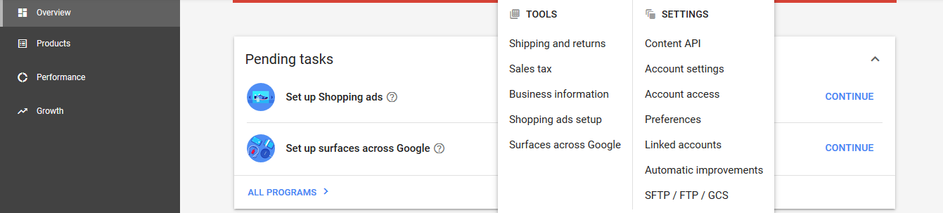connecting your google adword account with google shopping