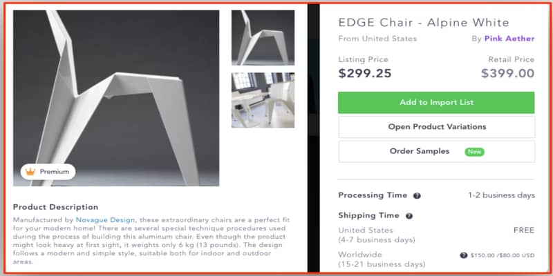 edge chair