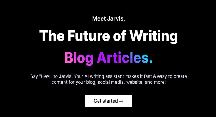 jarvis article generator software