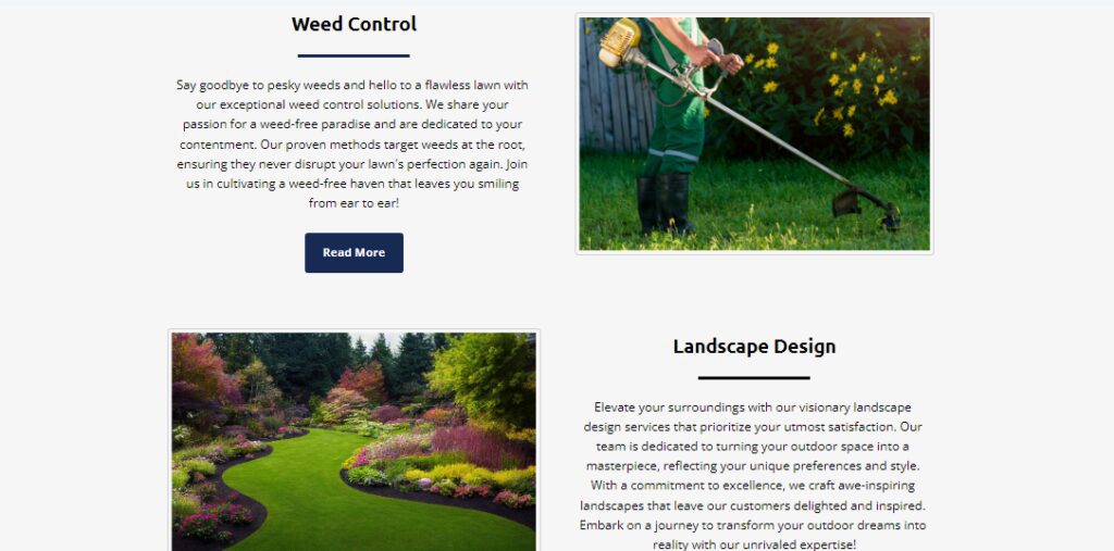 Gohighlevel features for lawn care